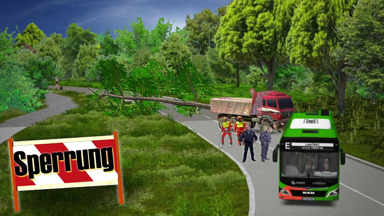OMSI 2 Vollsperrung wegen Unwetterschäden! ☆ Let's Play OMSI 2 | #1097