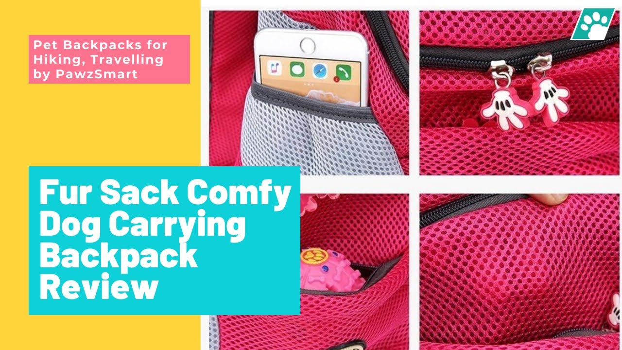 Fur Sack Comfy Dog Carrying Backpack Review Pet Backpacks for Hiking