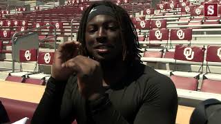 FOOTBALL POST PRACTICE: LB Kip Lewis