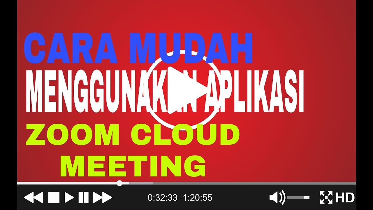 Cara Mudah Menggunakan Aplikasi  ZOOM  CLOUD MEETING YouTube