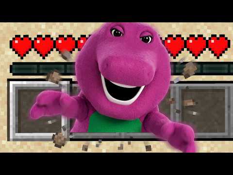 I FOUND THE TERRIBLE BARNEY IN MINECRAFT