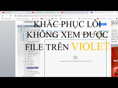 Khắc phục lỗi không xem được file trên Violet