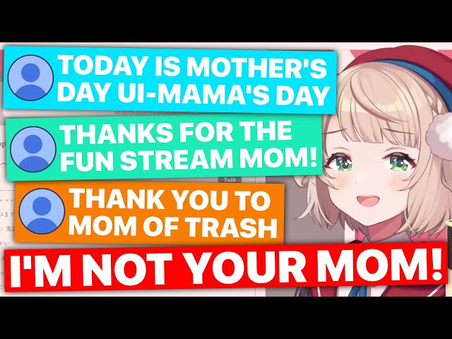 Ui-mama Denies Being Chat's Mom (Shigure Ui) [Eng Subs] class=