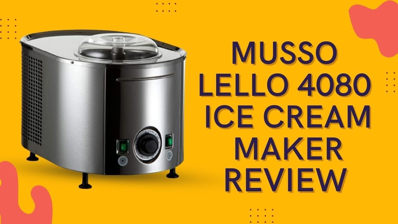 Musso Lussino 4080 - Stainless Steel Ice Cream Maker