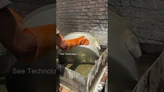 Big Aluminium Vessels Polish Process | Amazing Casting Skills #Seetechnology #Youtubeshorts