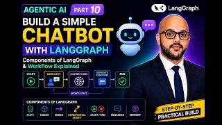 Agentic AI Part 10 | Build a Simple AI Chatbot with LangGraph | Components & Workflow Explained