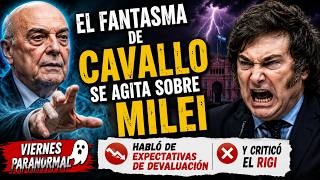 Cavallo advierte sobre devaluación y apunta contra Milei: críticas al RIGI y alerta económica