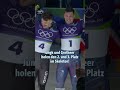 Deutsche Skeletonis holen Silber und Bronze | Olympia | Sportschau #shorts