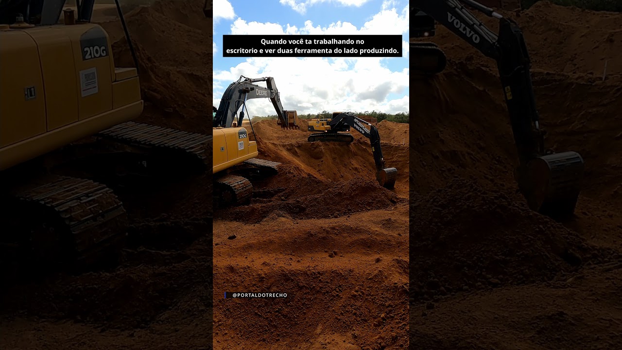 Profissão operador de maquinas pesadas 