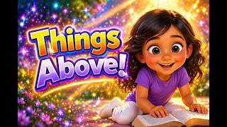 Things Above | Christian Kids Song (Colossians 3:2) Sing Learn Pray | Sing Along