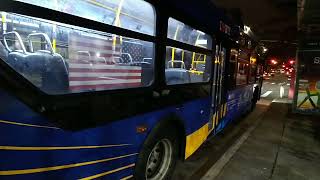 MTA NYC Buses|B44-SBS B44 B26 & B38 Buses along Nostrand Avenue