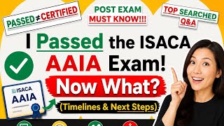 Full What Happens After You Pass the AAIA Exam and How to Get AAIA Certified (Next Steps and Timelines) Update