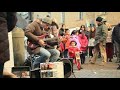 Street guitarist marcello calabrese plays  smoke on the water its showtime