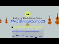 Vostringscomp23  entry by ehab aboudonia  studio one playthrough