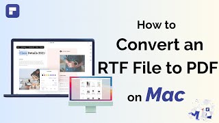 how to convert an rtf file to pdf | wondershare pdfelement 8