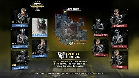 Domination | Firing Range Map | COD Mobile | The Wolf