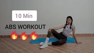 10 MIN EFFECTIVE ABS WORKOUT/ TUNED ABS / 6 PACK / BURN BELLY FAT 