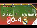 Highlights  granada 04 real madrid  la liga 2324  simulacin y recreacin de juego