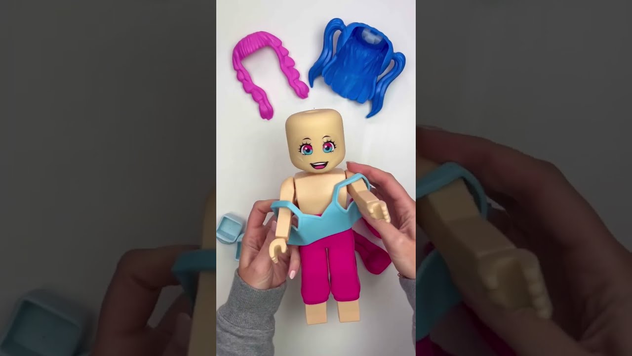 Pink Blue Transformation Myavastars Doll Dolls Asmr Satisfying Shorts28
