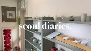 Korea Vlog | cafe hopping in Anguk, shopping in Hannam, relaxing tea time in Insadong