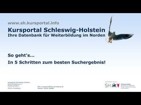 Kursportal Schleswig-Holstein - Schnell zum richtigen Kurs