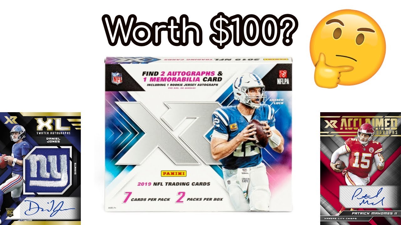 2019 XR Football SHOULD YOU BUY? Panini Direct Football Cards | Worth $100? Rookie Auto's and 1/1's