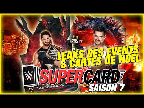 WWE SUPERCARD | LEAKS DES CARTES EVENTS, FUSIONS & DE L'EVENT DE NOËL