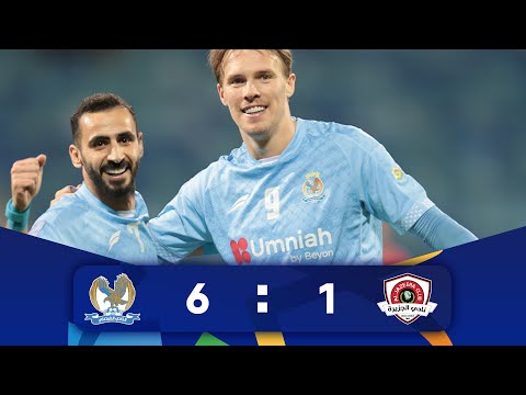 ملخص وأهداف مباراة الجزيرة و الفيصلي 1 6 الدوري الأردني للمحترفين سي أف أي 2025 2026