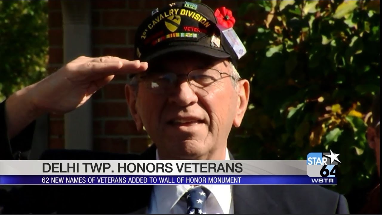 Delhi Township holds ceremony to honor veterans