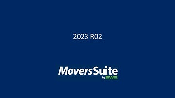 MoversSuite 2023 R02 Overview