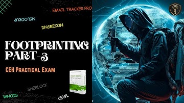 Footprinting using Sherlock, Web data extractor, NSlookup, Whois, DNSrecon, CEWL | CEH Practical