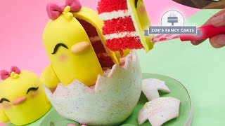 Easter Chick Cake, great for Easter Parties, Birthday cake ideas and special occasions