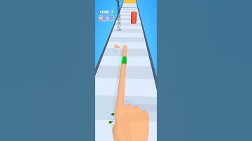 Finger Runner 3D gameplay at Level 7 complete walkthrough