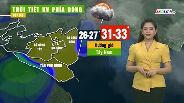 Thời tiết Tiền Giang 19.5.2023:  nhiều mây, có mưa rào rải rác và dông vài nơi