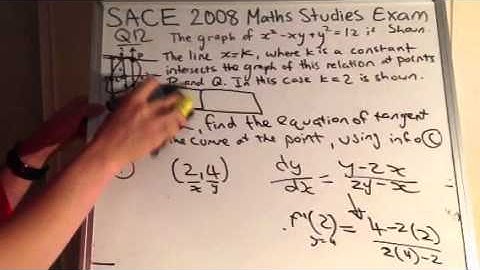 SACE 2008 Maths Studies Exam (Part 2 of 2)