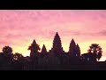 Hyperlapse of sunrise at angkor wat