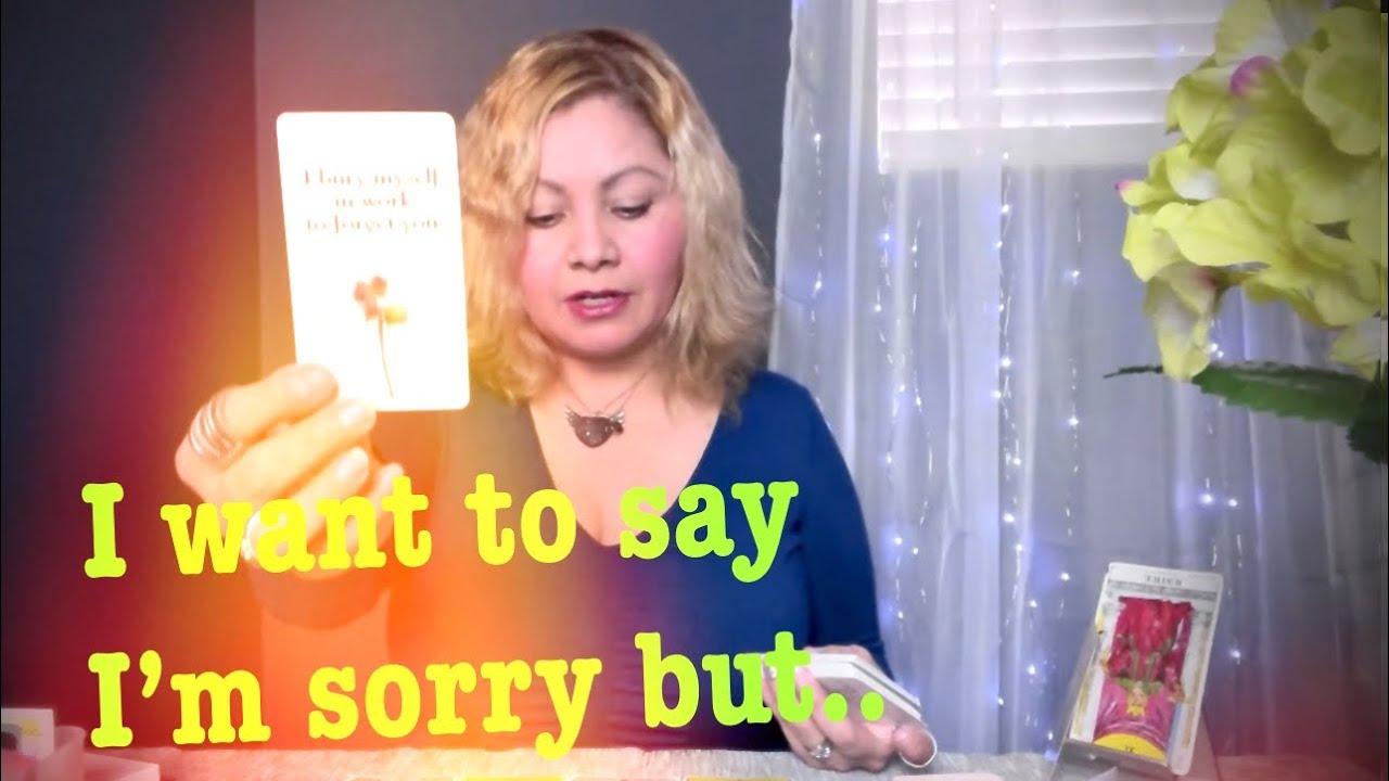 I want to say I’m sorry but… - YouTube