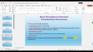Details GED Social 'Basic Principles of U S Constitutional Democracy' Guide