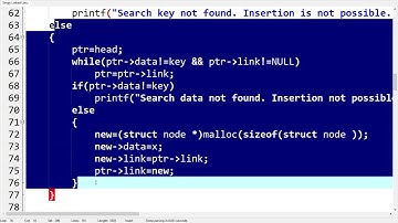 Singly Linked List: Program