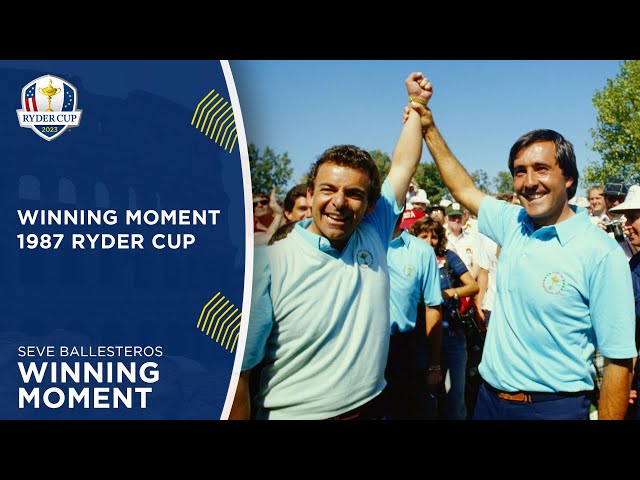 Seve Ballesteros | Winning Moments | 1987 Ryder Cup