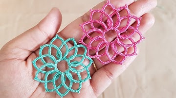 Shuttle tatting pattern #11