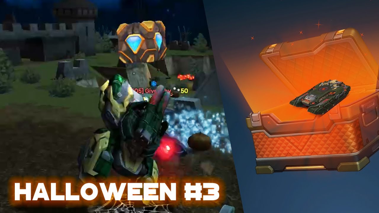 Tanki Online -  Gold Hunting Containers and Mini Game | Halloween Special Weekend #3 | MM Highlights