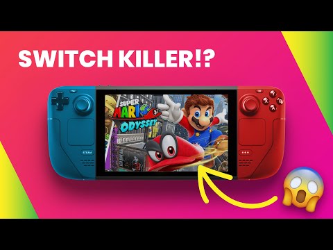 Nintendo Switch PRO? TUTORIAL de COMO JOGAR Switch no STEAM DECK!