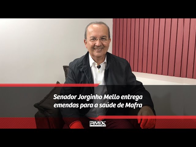 Senador Jorginho Mello entrega emendas para a saúde de Mafra