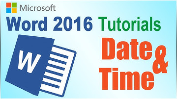How to Easily Insert Date & Time in MS Word 2016