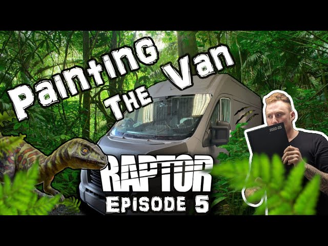 Une peinture incroyable 🙌🏼 #raptor #peinture #van #vanlife