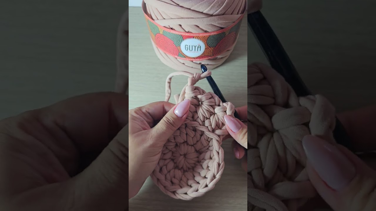 Tutorial rápido e fácil de porta óculos em fio de malha premium @guyafios 