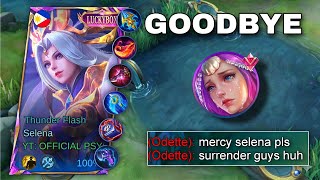 TOP GLOBAL SELENA vs TOP GLOBAL ODETTE (WATCH AND LEARN) | SELENA PERFECT ARROW 🔥