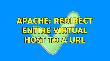 Apache: Redirect entire virtual host to a URL