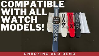 Adorve Apple Watch Band Review and Try On Video - Breathable Sport Silicone Replacement Strap